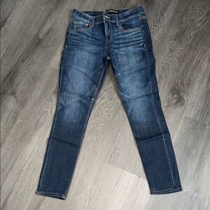Express Women's Dark Blue Skinny Jeans